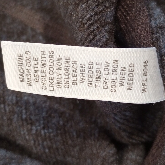 Ideology Ladies Cowl Neck Sweatshirt Size:Large Color:Slate Blue - Picture 8 of 10